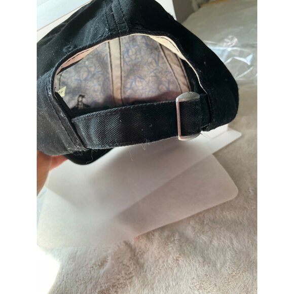 Penguin One size fits all Baseball Hat Black Logo Cotton Adjustable Minimalist - Picture 5 of 9